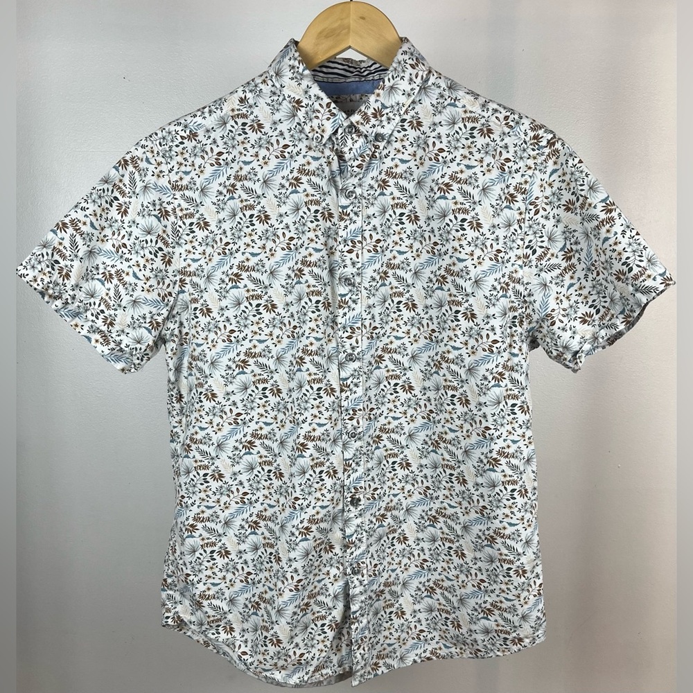 DENIM & FLOWER FLORAL Button Down Men's Shirt